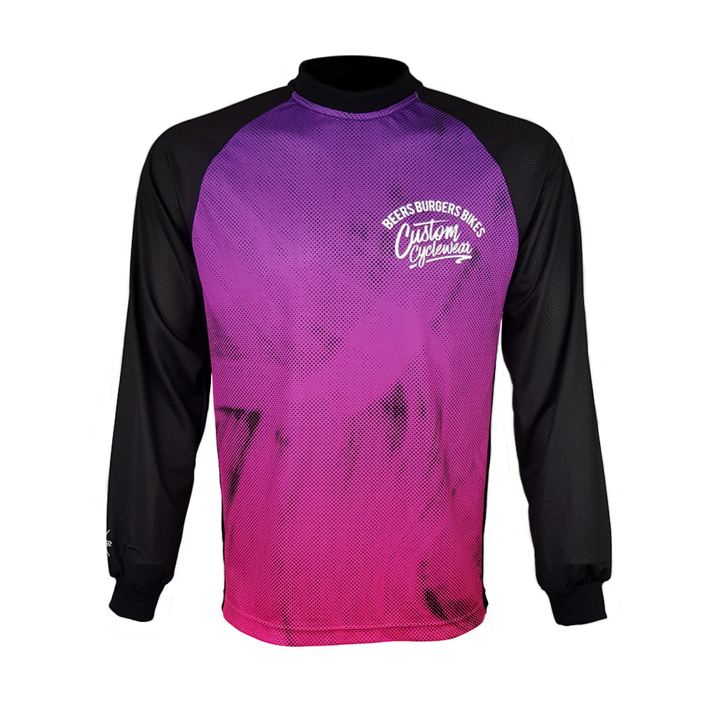 purple mtb jersey