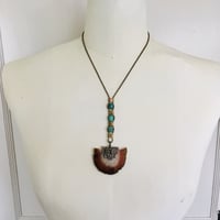 Image 2 of Stunning Turquoise/Geode Necklace 