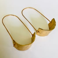Image 2 of Hammered Brass Mid-Mod Swings