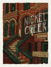 Nickel Creek (Brooklyn, NY) • L.E. Official Poster (18" x 24")