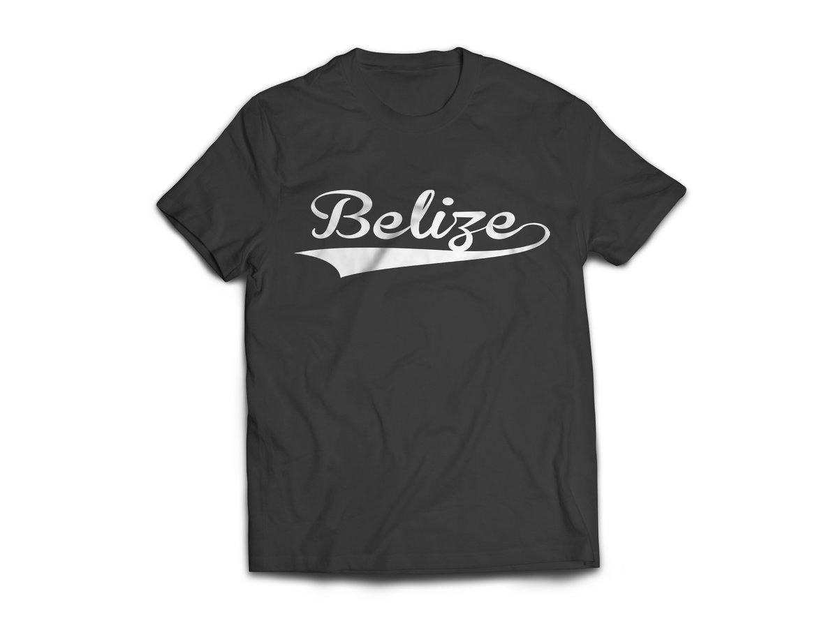 Image of Belize T-Shirt - Black/White