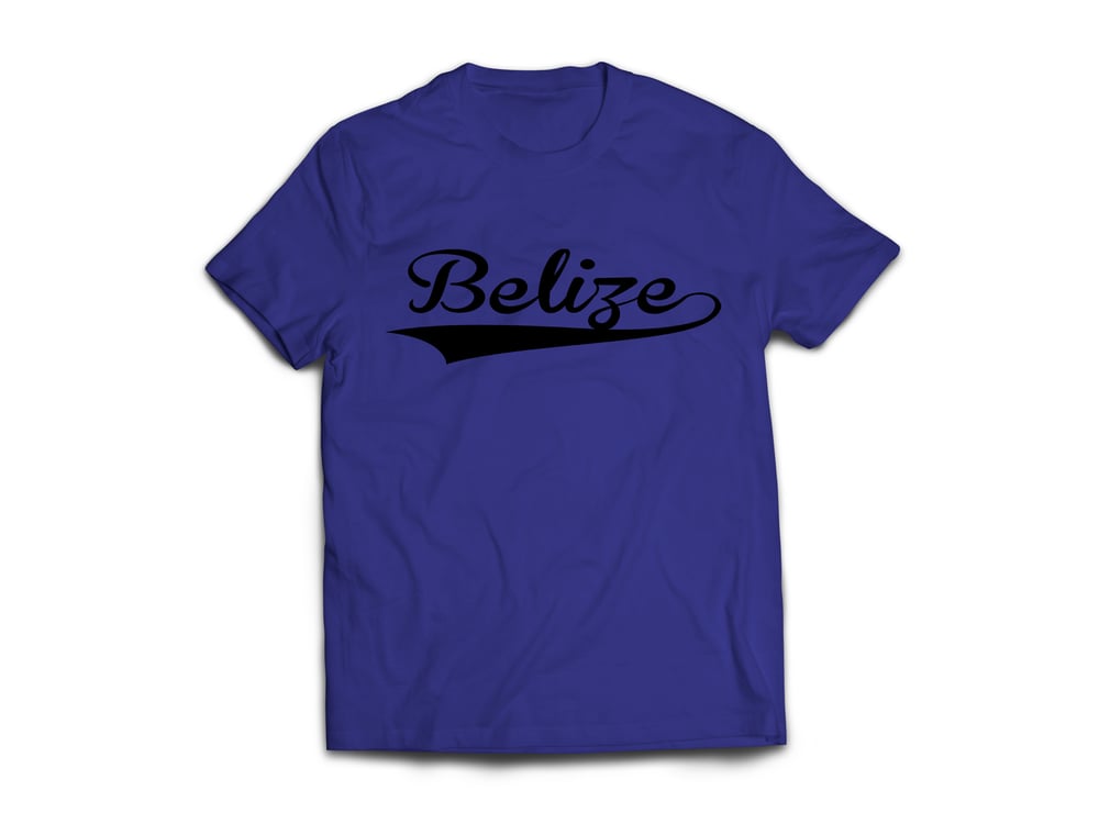 Image of Belize - T-Shirt - Navy Blue/Black