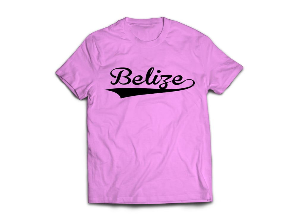 Image of Belize - T-Shirt - Pink/Black