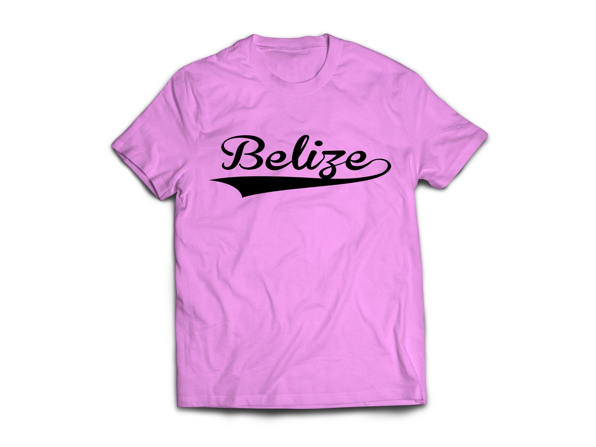 Image of Belize - T-Shirt - Pink/Black