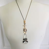 Image 2 of Crystal Dragonfly Statement Necklace 
