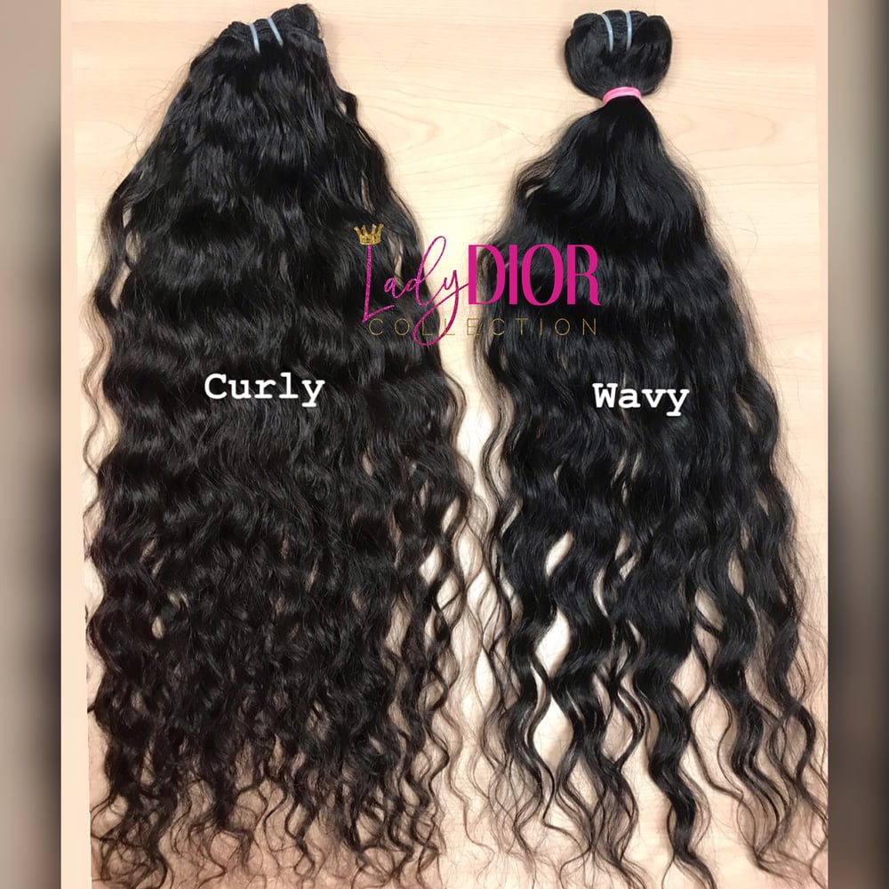 Image of RAW INDIAN CURLY/ WAVY