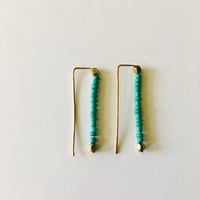 Image 2 of Seed bead Staples Earrings