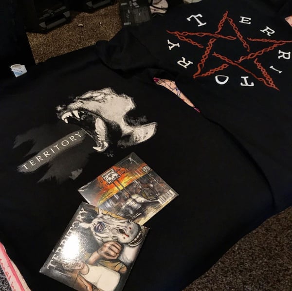 Image of Bad Dog T-Shirt + "A Vulgar Display of Horsepower" CD Combo