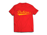 Belize - T-Shirt - Red/Yellow Gold