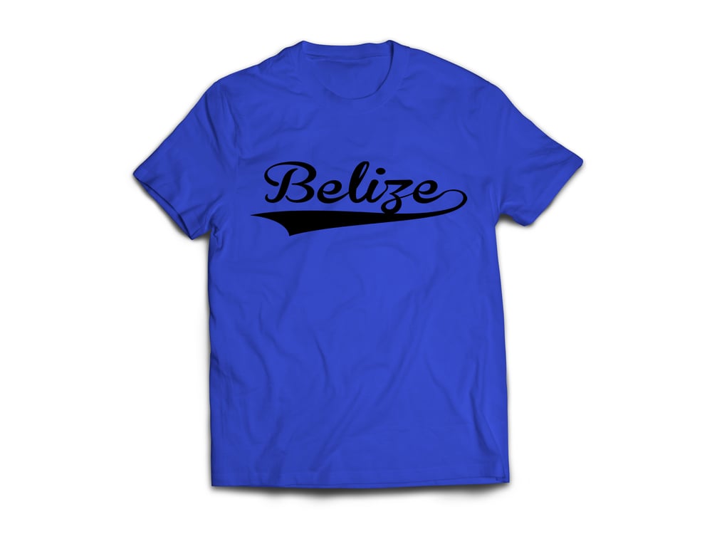 Image of Belize - T-Shirt - Royal Blue/Black
