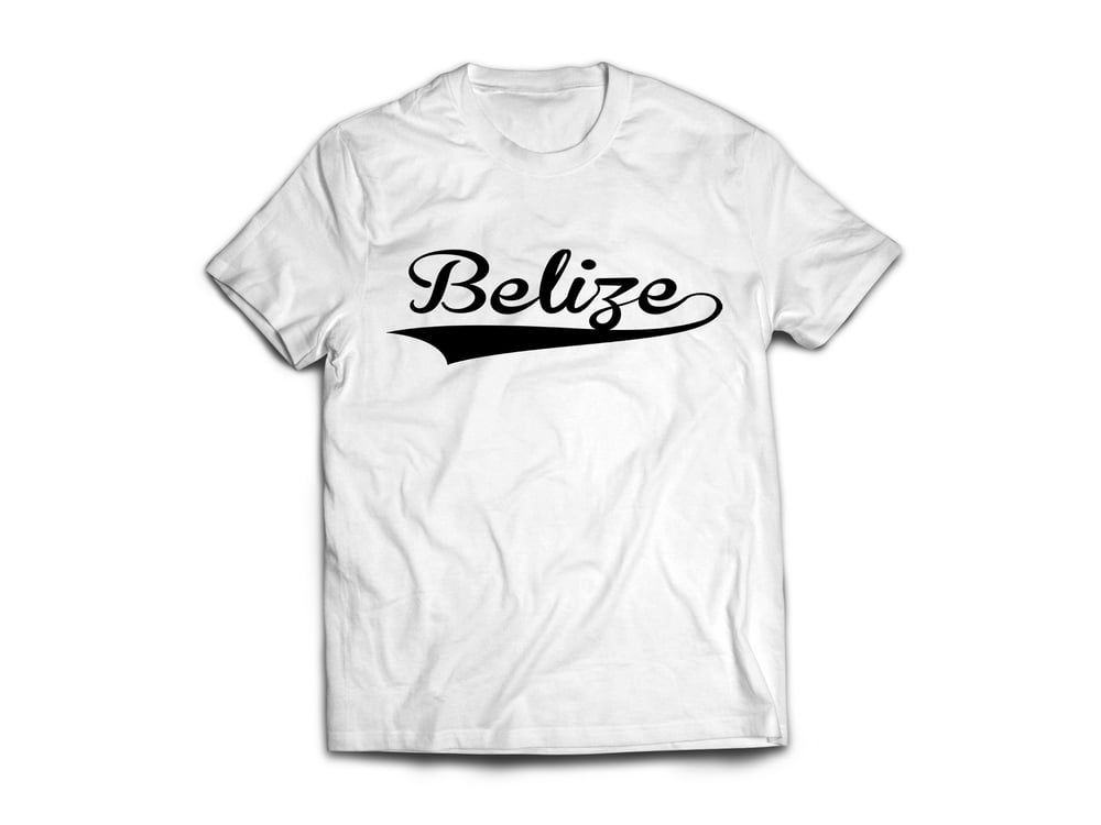 Image of Belize - T-Shirt - White/Black