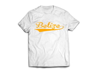 Belize - T-Shirt - White/Yellow Gold