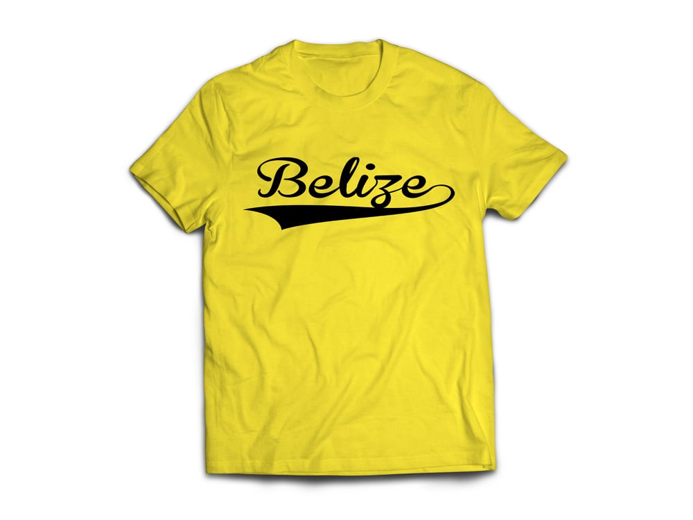 Image of Belize - T-Shirt - Yellow/Black