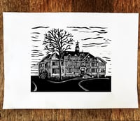 Alleyn's School, Dulwich (Linocut Print)