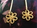 Image of Golden Flower studs