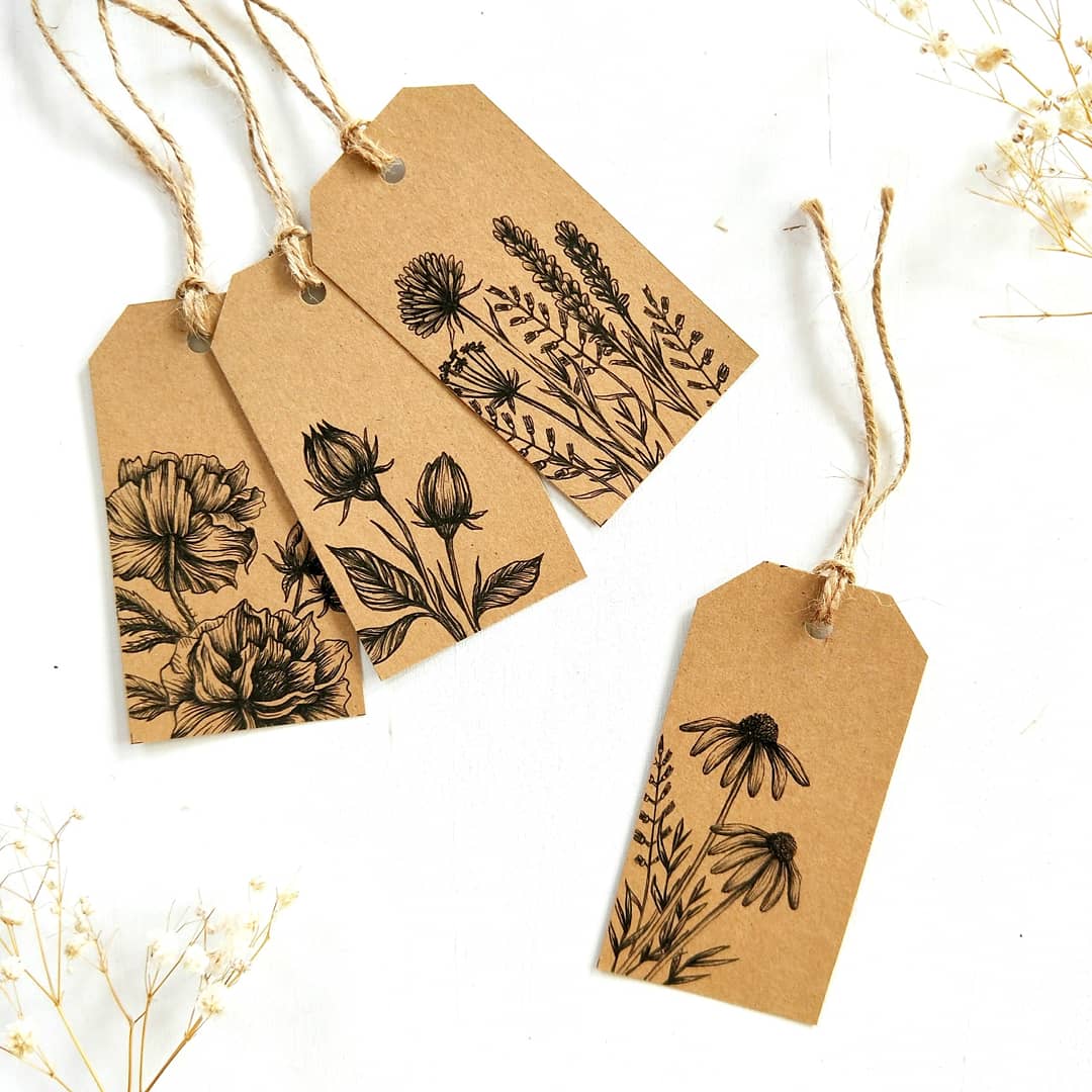 Image of Gift Tag Set - Wildflower Collection