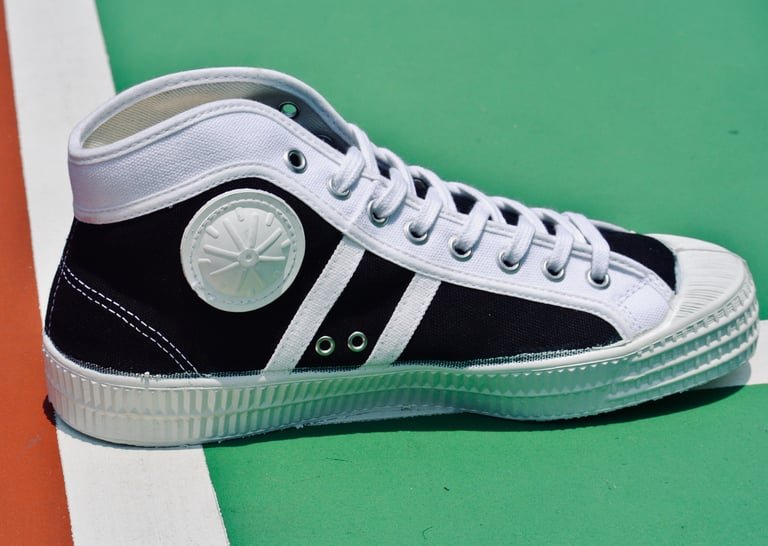 Vegancraft hi top canvas sneaker shoes made in Slovakia Image 3
