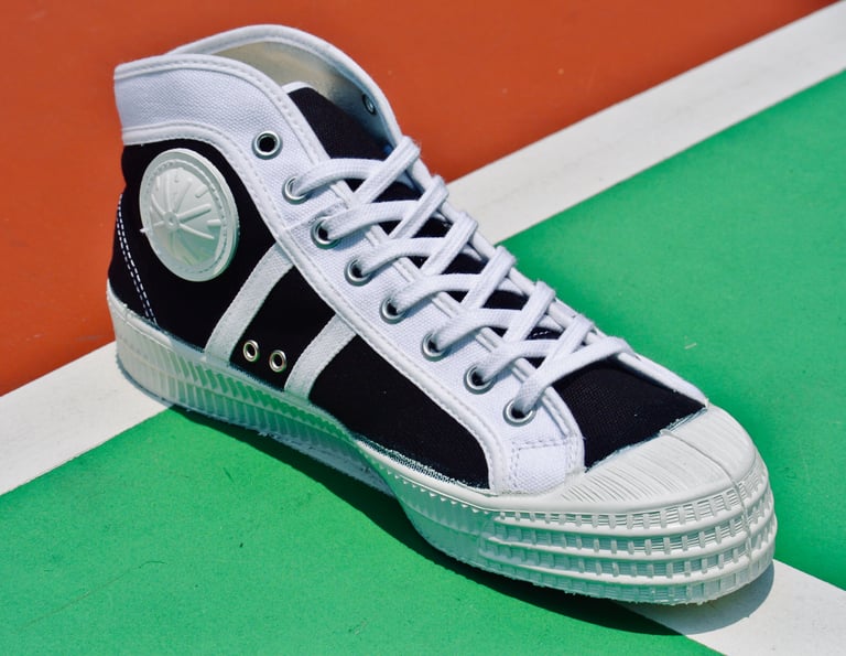 Vegancraft hi top canvas sneaker shoes made in Slovakia Image 4