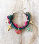 Image 1 of Pulsera de Seda Heart