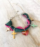 Image 2 of Pulsera de Seda Heart 