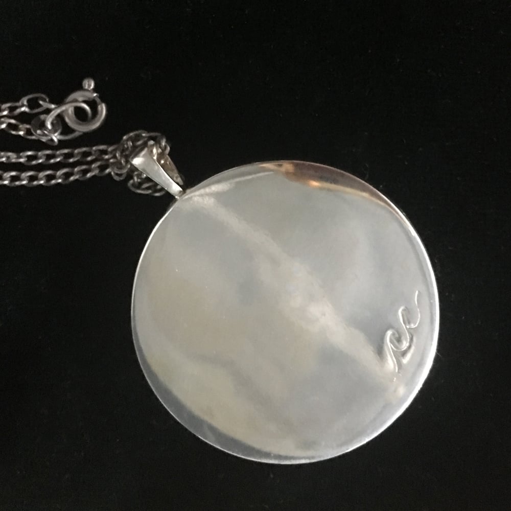 Image of Pendant Necklace inspired by water.