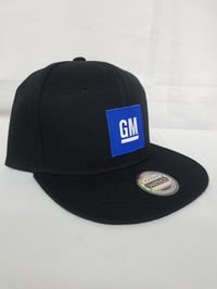 Image 2 of GM General Motors all black snapback