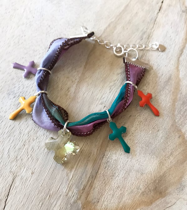 Image of Pulsera de seda Twinkle little star 