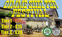 Gimme Shelter Festival - Saturday 3rd August 2019