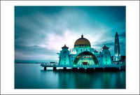 Melaka Straits Mosque - Rag Metallic - Edition of 30