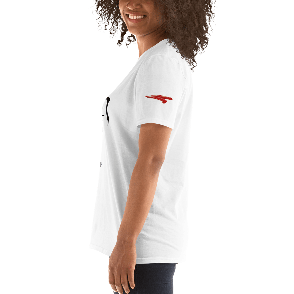 Image of Power to the people Tee in white. 