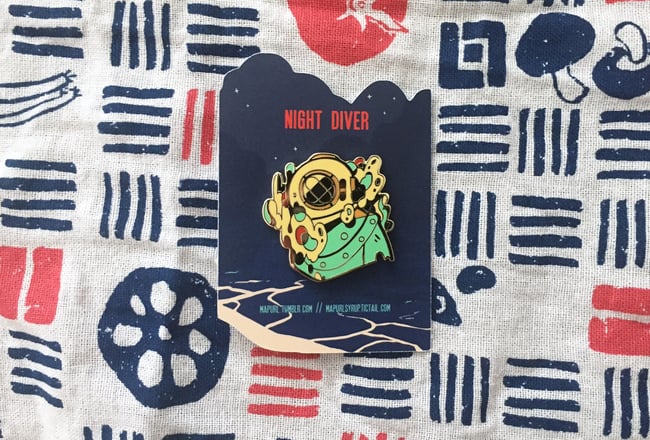 Sea and the Sky Enamel Pin Set