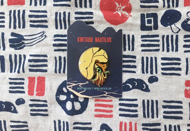 Sea and the Sky Enamel Pin Set