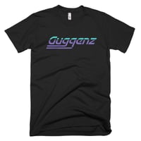 Guggenz Short Sleeve T Shirt -  Teal/Purple (Black)