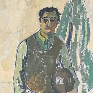 Image of Large, 1944 Portrait, 'The Potter.'