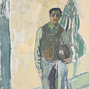 Image of Large, 1944 Portrait, 'The Potter.'