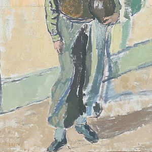 Image of Large, 1944 Portrait, 'The Potter.'