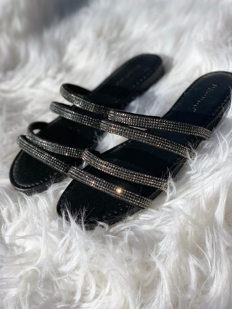 Image of Black diamond sandals 