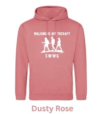 Image 3 of Walking Is My Therapy Hoodie