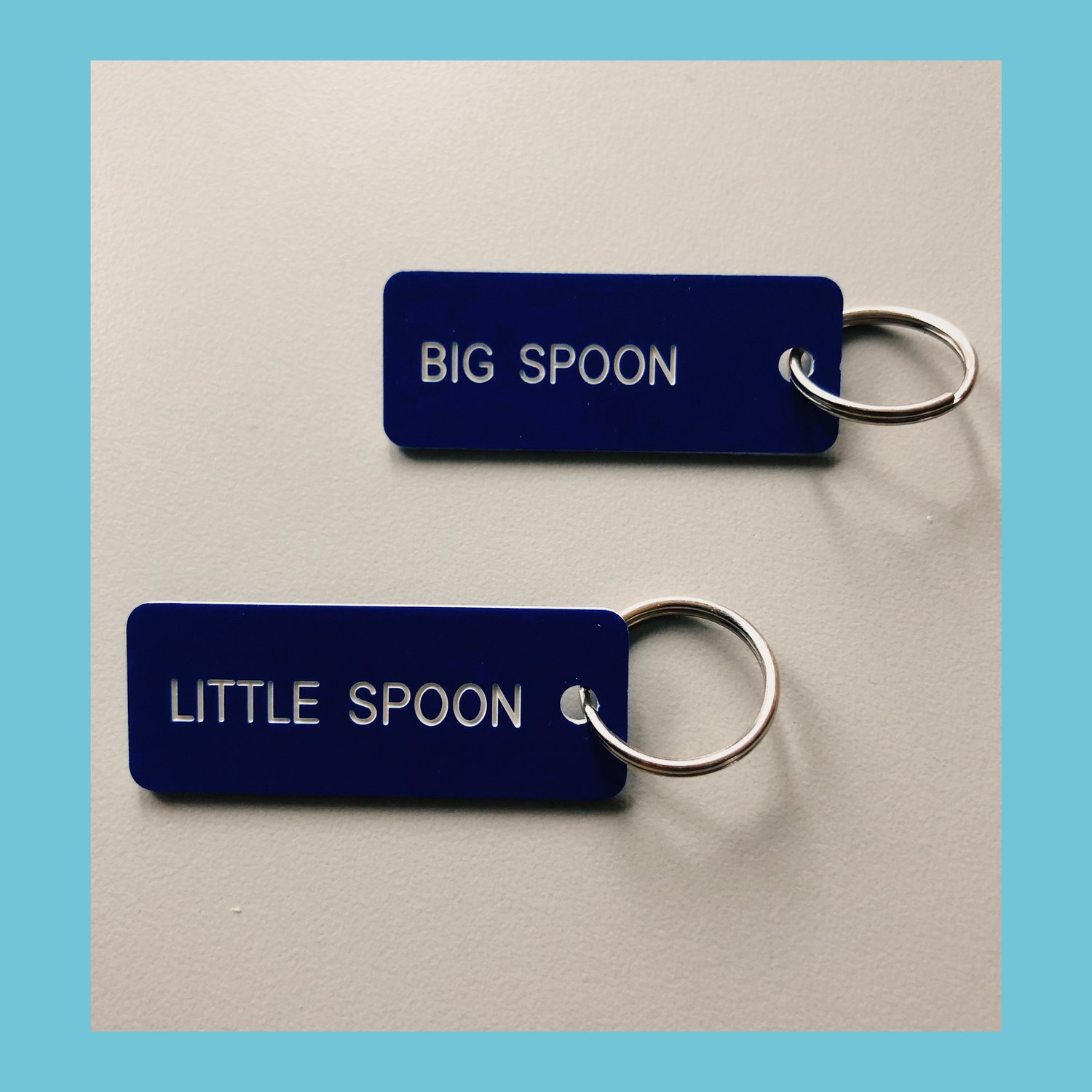 Image of "Big Spoon/ Little Spoon" Keytag