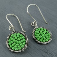 Image 2 of Medium dot Earring - 32 Colors Available