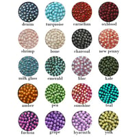Image 3 of Medium dot Earring - 32 Colors Available