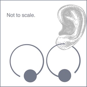 Image of Small dot Hoops - 32 Colors Available