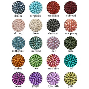 Image of Small dot Hoops - 32 Colors Available 