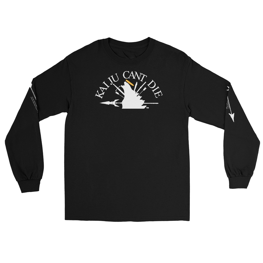 Image of Kaiju Can't Die Black Long Sleeve 