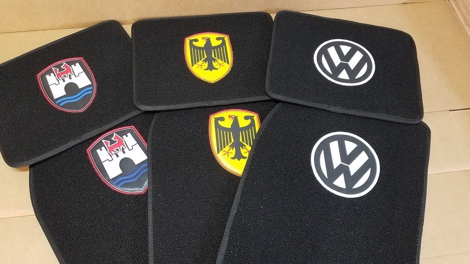 vw logo floor mats