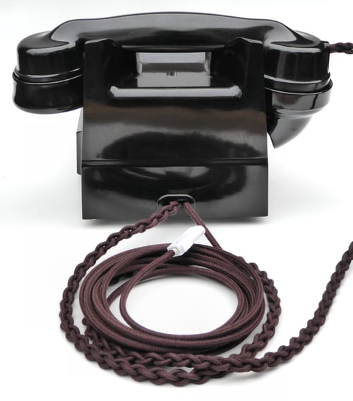 Image of Telephone Cords: Brown (£10.50 to £32.50)