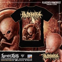 PLACENTA POWERFIST - Pandemic Cleanse - Album cover Tshirt