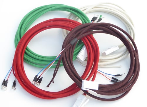 Image of Telephone Cords: Ivory, Chinese Red, Jade & Black (£12.00-£23.50)