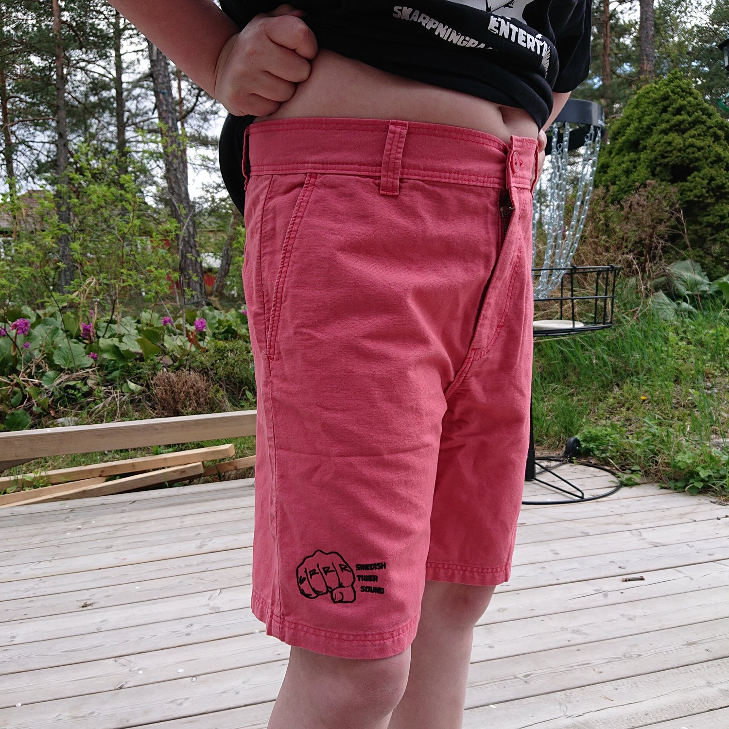 Image of Pink Chinos Shorts 