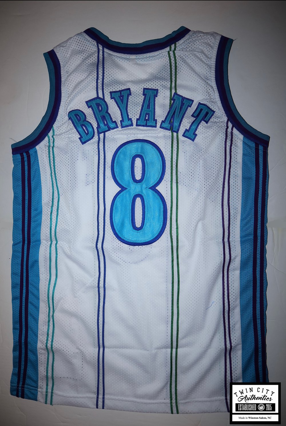 Image of #8 Kobe Bryant Charlotte Hornets (White)